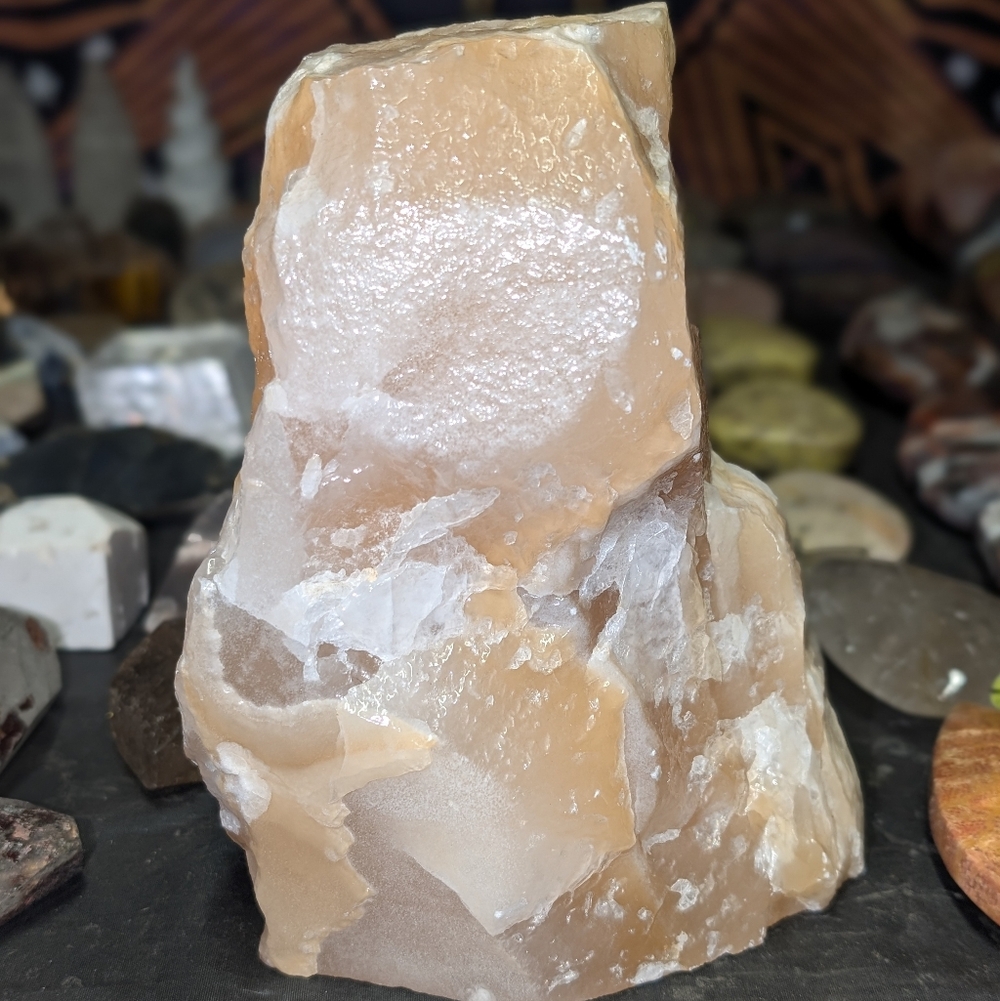 Honey Calcite Tower